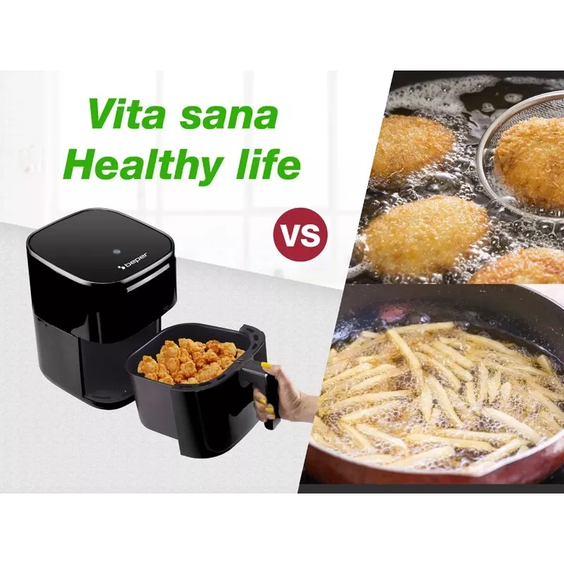 Beper P101FRI051 heteluchtfriteuse 5 L 1400 W zwart