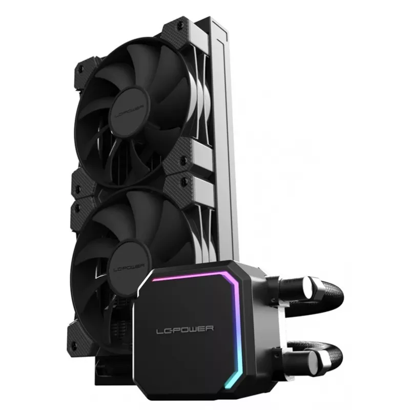 All-in-one-vloeistofkoeler LC-Power LC-CC-240-B 12 cm zwart