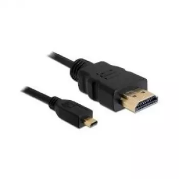 HDMI-kabel DeLOCK 82661 1 m HDMI Type-A naar Type-D zwart