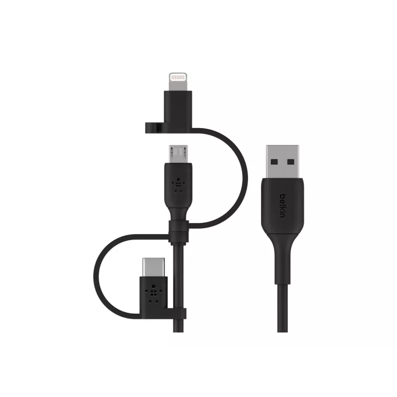Belkin universele kabel Lightning/Micro/USB-C
