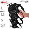 Flexi New CLASSIC 5 m zwart honden-uitrolriem