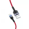 USB-naar-Lightning datakabel Tellur, 3A, 1,2 m, LED-indicator, rood
