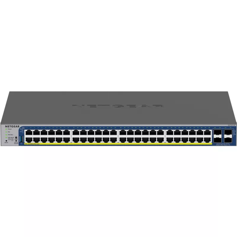 NETGEAR 52-poorts PoE Gigabit/10G stackable smart switch (GS752TXP)