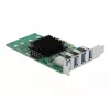 DeLOCK PCI Express x4-kaart naar 4 x externe USB 3.0 quad channel - low profile formaat