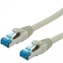 Netwerkkabel VALUE S/FTP patchkabel Cat.6a RJ-45 0,5 m grijs