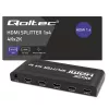 Qoltec 51798 actieve HDMI-splitter 4 x HDMI 4K x 2K | 3.4Gb/s