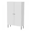 Vitrine cama meble PALAZZO BIS 1000×390×1660 mm wit mat
