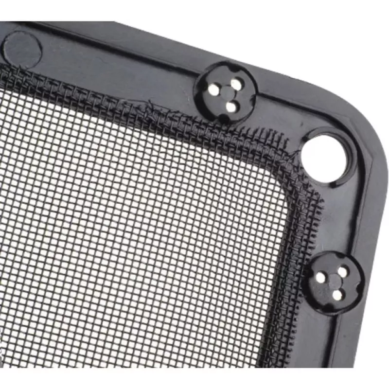 SilverStone FF141B 140 mm stoffilter met ventilatorrooster, zwart