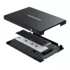 Montagekit GRAUGEAR G-CV-M2T25 zwart aluminium