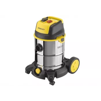 Nat-/droogzuiger STANLEY SXVC30XTDE 30 L tank, 1600 W, 2 m slang, 5 m kabel