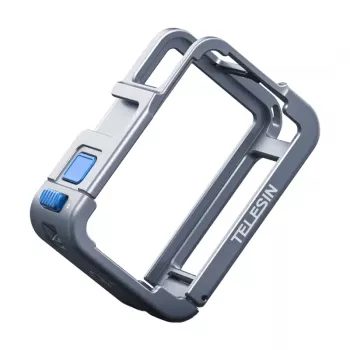 Beschermende metalen hoes Telesin voor DJI Osmo Action 5 (blauw)
