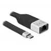FPC flatkabel DeLOCK 86936 USB Type-C naar Gigabit LAN 15 cm
