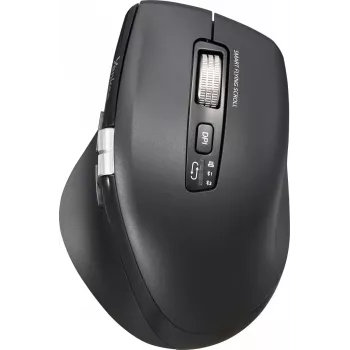 Draadloze muis YENKEE SPIN DUAL 2095BK — compacte optische dual-mode muis, model YMS 2095B SPIN