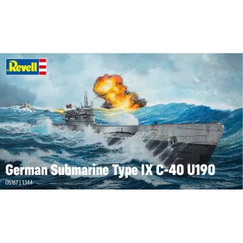 Plastic model German Submarine T.IX C/40 1/144