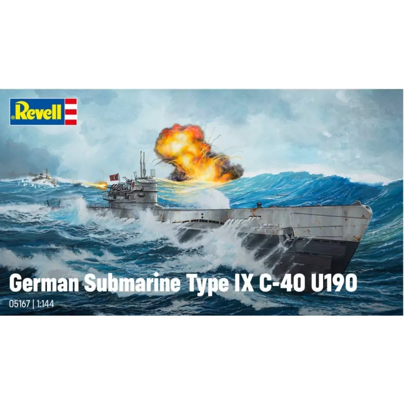 Plastic model German Submarine T.IX C/40 1/144