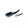 S/CONN 6m TAE-N - RJ12 zwart transparant TC 70166 ShiverPeaks