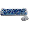 Draadloze toetsenbord- en muisset CANYON HSET-W6 Kitty Edition AAA AA blauw