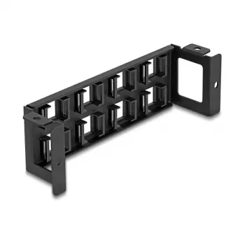 Patchpanel DeLOCK 86517 zwart metaal kunststof wandmontage