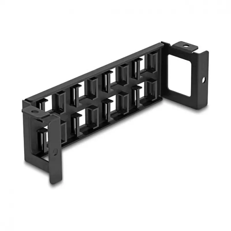 Patchpanel DeLOCK 86517 zwart metaal kunststof wandmontage