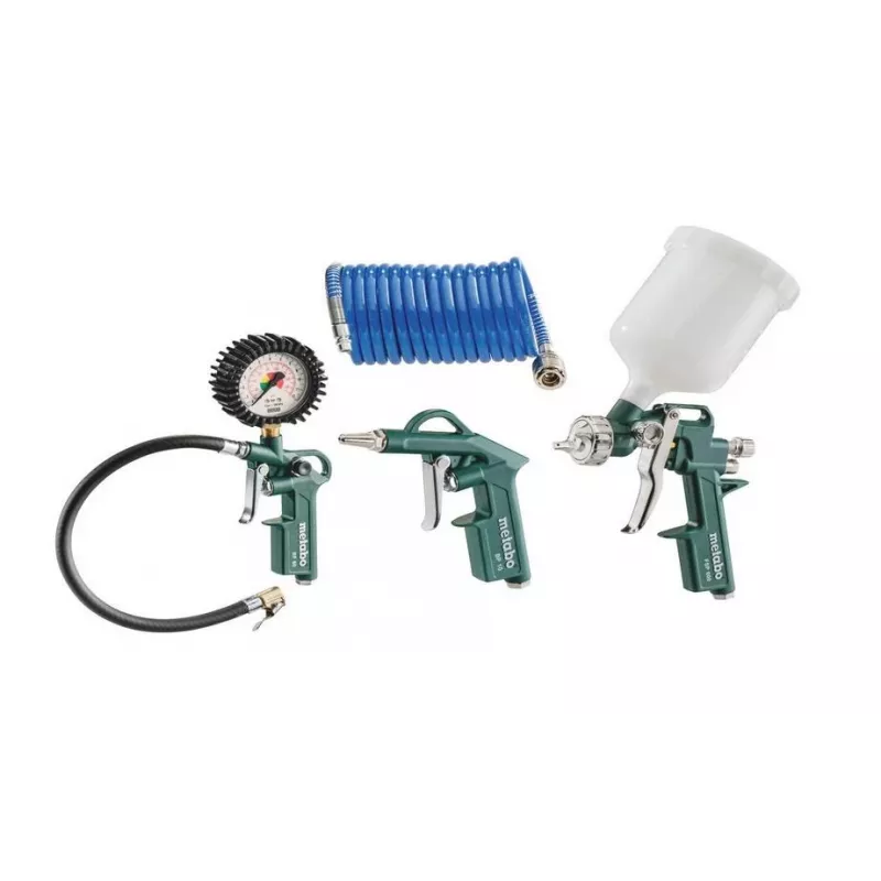Metabo LPZ 4 Set persluchtgereedschapset, 4 st.