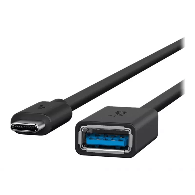 Belkin USB 3.0 USB-C-naar-USB-A-adapter, 5 Gbps, zwart