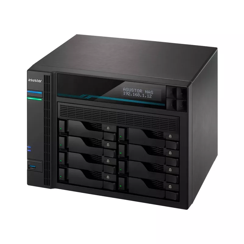 Asustor AS6508T NAS tower Intel Atom® C3538 8 GB DDR4 0 TB ADM zwart