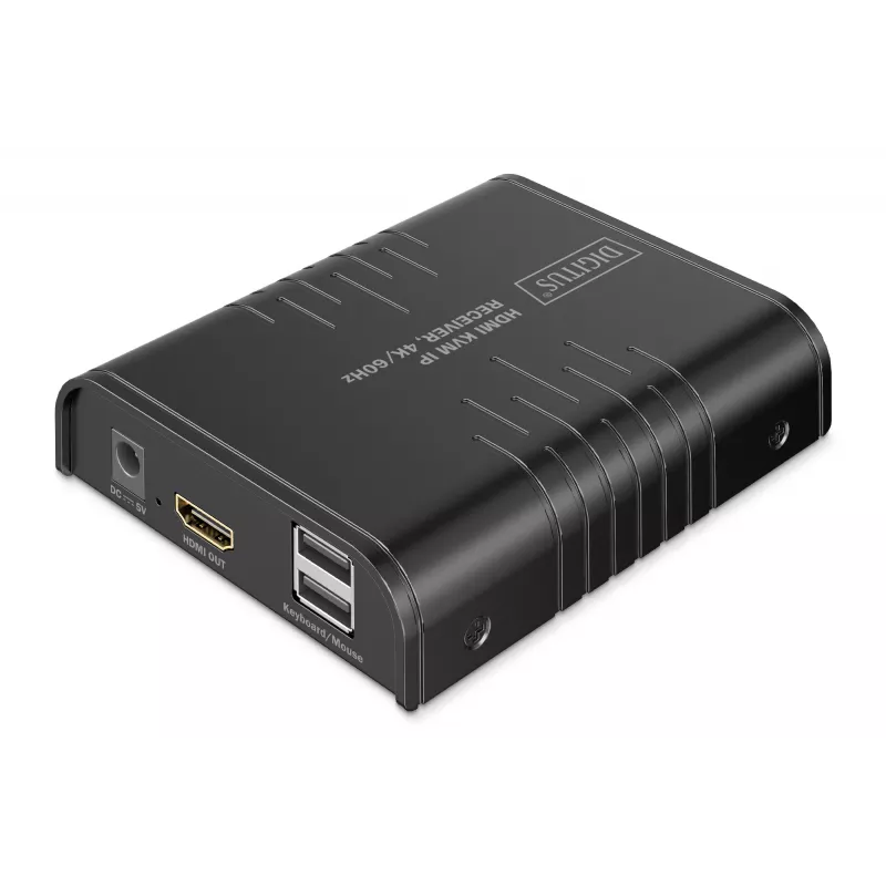 Digitus HDMI KVM IP-ontvanger 4K/60Hz bekabeld 200m
