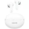 Bluetooth-hoofdtelefoon Usams TWS E02 ANC+ENC wit