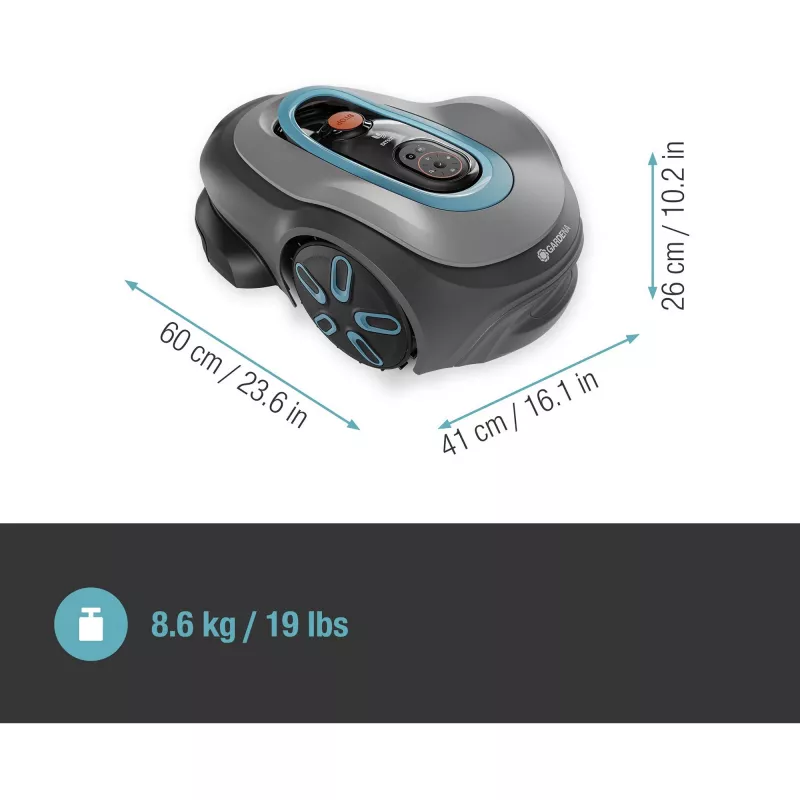 Maaierrobot Gardena smart SILENO pro batterij 600 m² 16 cm