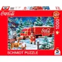 Puzzel Schmidt Spiele Coca Cola Christmas Truck 1000 stukjes