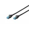 Netwerkkabel Digitus CAT 5e SF/UTP patchkabel zwart 5m