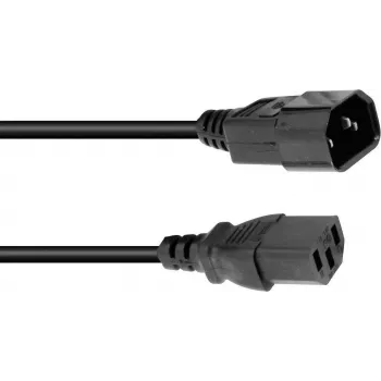 Netkabel-verlenging Omnitronic koudapparaat 3x1,0 mm², 3 m lengte