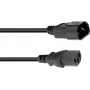 Netkabel-verlenging Omnitronic koudapparaat 3x1,0 mm², 3 m lengte