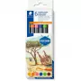 Staedtler 3001 C6-3 set dubbelpuntige viltstiften, 6 stuks