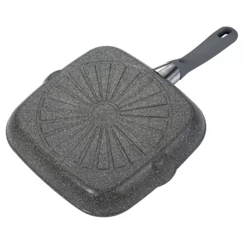 Grillpan BALLARINI 75002-941-0 vierkant grijs 28 cm