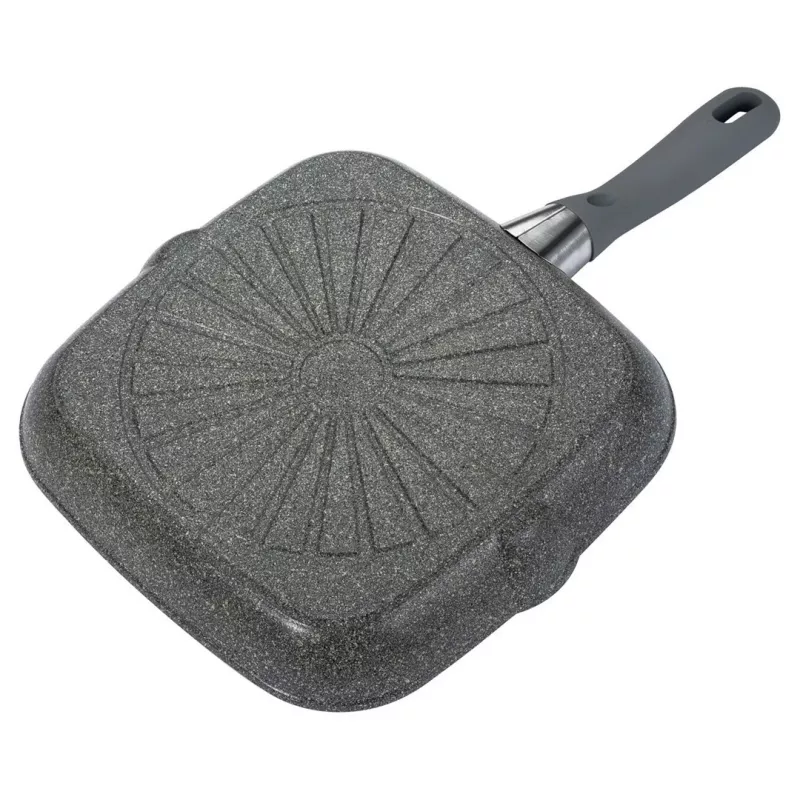 Grillpan BALLARINI 75002-941-0 vierkant grijs 28 cm