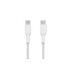 Belkin BOOST CHARGE - USB-kabel - 24-pins USB-C (m) naar 24-pins USB-C (m) - USB 2.0 - 2 m - wit
