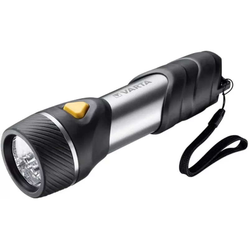 Handzaklamp Varta Day Light Multi LED F30 zwart zilver geel