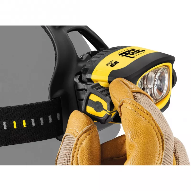 Hoofdlamp Petzl Duo S zwart geel