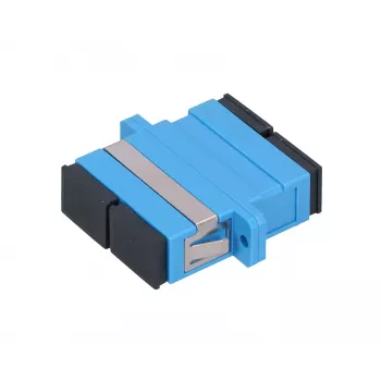 Glasvezeladapter Extralink SC/UPC singlemode duplex, blauw, SC/UPC-aansluitingen