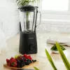 Glazen mixbeker Petra PT5531MBLKVDE zwart