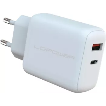 Indoor-oplader LC-Power LC-GAN-45 universele AC-snellader wit