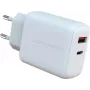 Indoor-oplader LC-Power LC-GAN-45 universele AC-snellader wit