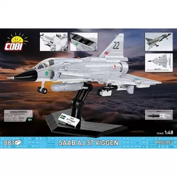 Cobi Blocks Saab AJ 37 Viggen 881-delig constructieset