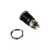 DimasTech vandalismusschakelaar/-knop 19mm Blackline Dot RGB PD218