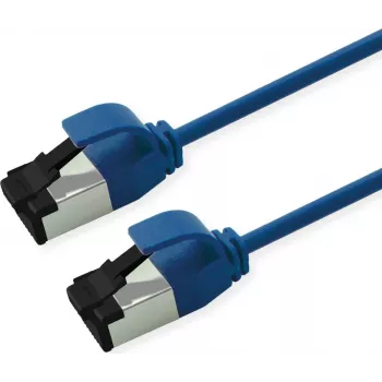 ROLINE U/FTP-patchkabel Cat.8.1 LSOH slank blauw 1m (21.15.3253)