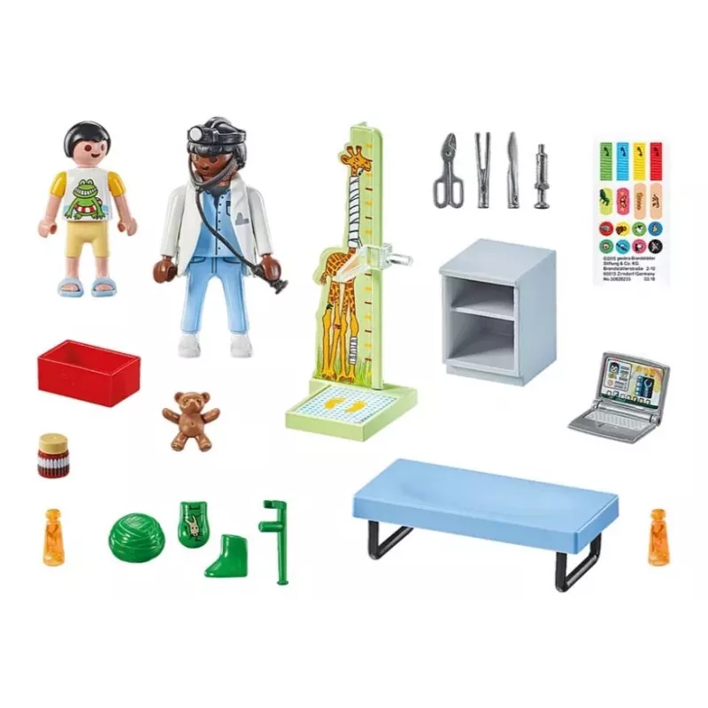 Figurenset Action Heroes 71619 kinderarts met teddybeer