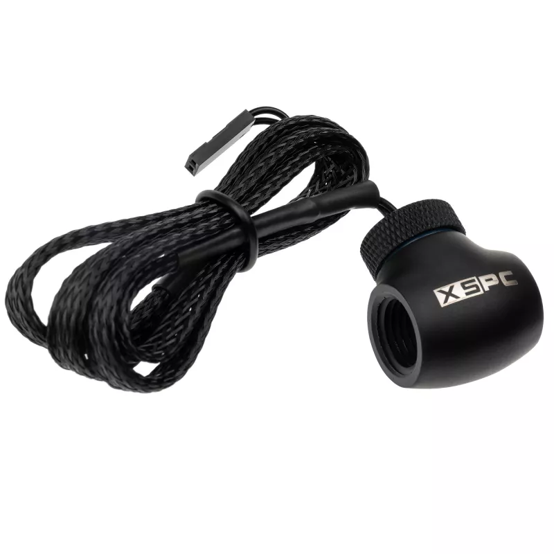 Inline-10k-temperatuursensor XSPC G1/4 inch mat zwart voor vloeistofkoeling