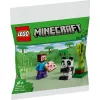 LEGO Minecraft Steve en Baby-Panda 30672 polybeutel