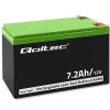 Qoltec 53062 AGM-accu | 12V | 7,2 Ah | max 108A